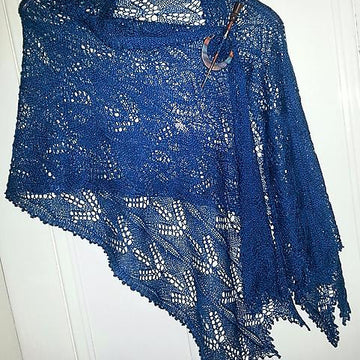 Lavender Green: a Victorian lace stole