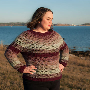 Top Down Winter Sweater
