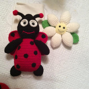 Ladybug Stuffie and Flower Playmate