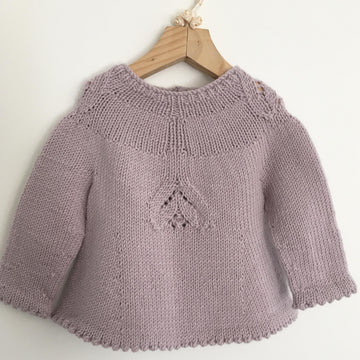 Tulip Time Cardigan in Debbie Bliss Baby Cashmerino BJ32