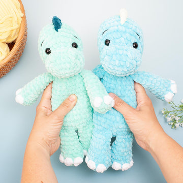 Dinosaur amigurumi plushie