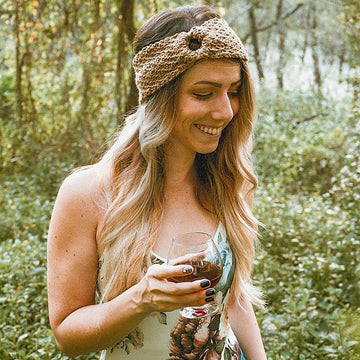 Tunisian Honeycomb Earwarmer Headband