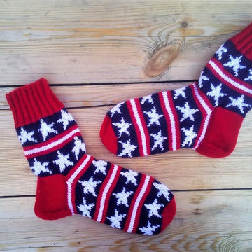 Stars and stripes socks