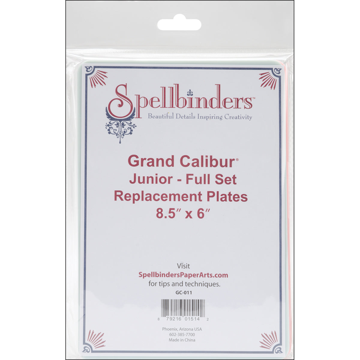 Spellbinders Grand Calibur Junior Replacement Plates - 8.5"X6"