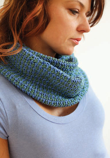 Houndstooth Tweed Cowl in Ella Rae Phoenix - ER10-04 - Downloadable PDF