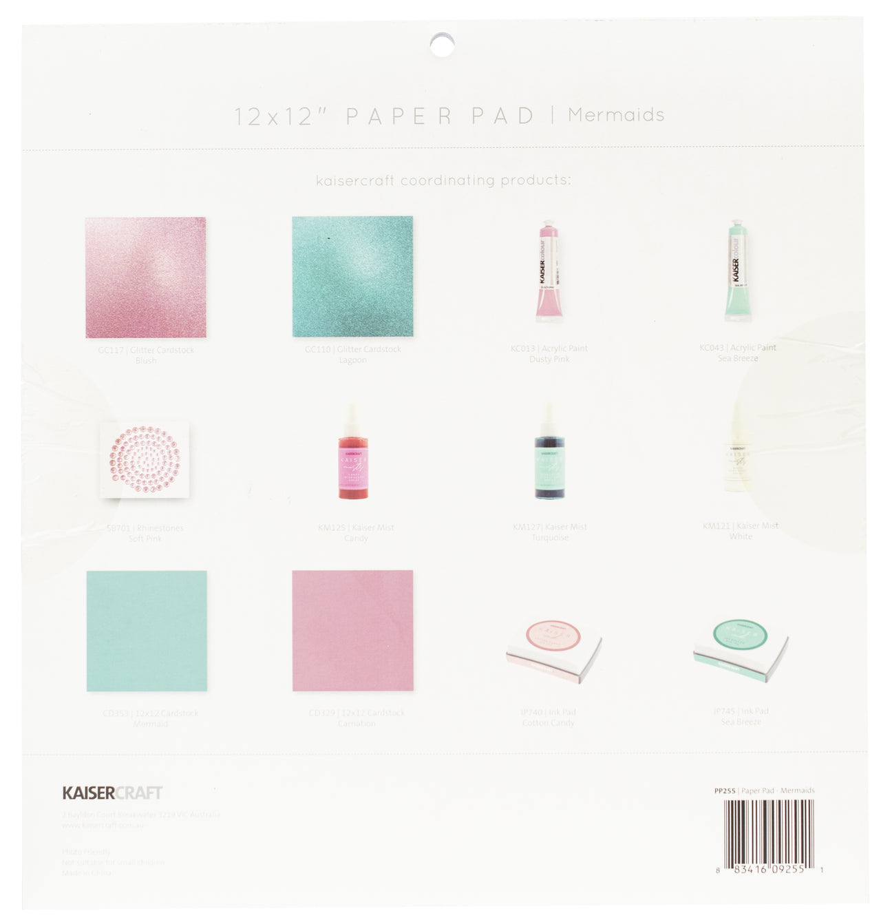 Kaisercraft Specialty Paper Pad 12"X12" 36/Pkg - Mermaids