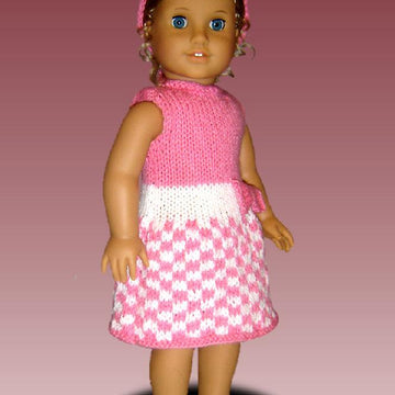 Knitting Pattern for Dolls. Fits American Girl, 18 inch, Gotz, Maplelea girl. 040