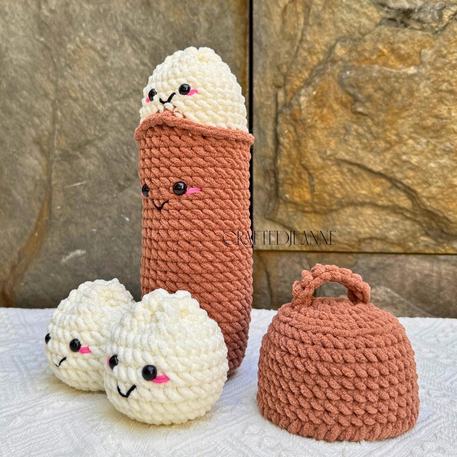 Dumplings Naughty Surprise Amigurumi