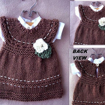 676 KNITTED dress, baby, toddler, child