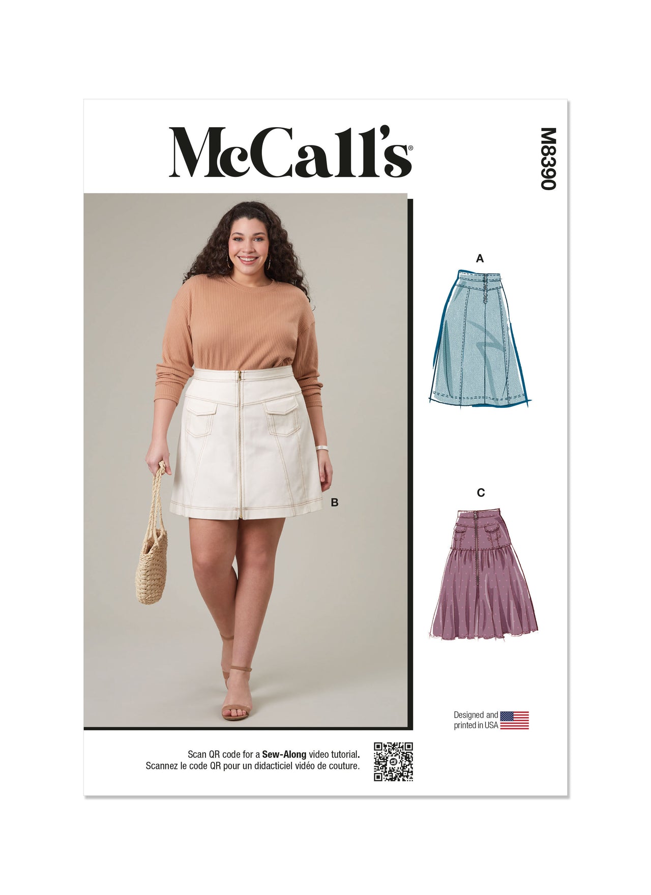 McCall's Women's Skirts M8390 - Sewing Pattern