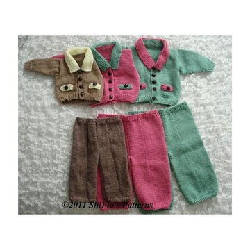 Collared Cardigan Knitting Pattern #185
