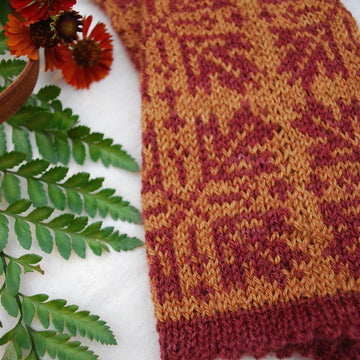 Maple Fall Fingerless Gloves