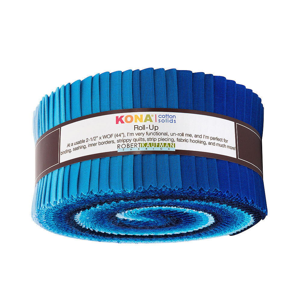 Robert Kaufman Kona Cotton Solids 2.5in Strip Roll - RU-782-40