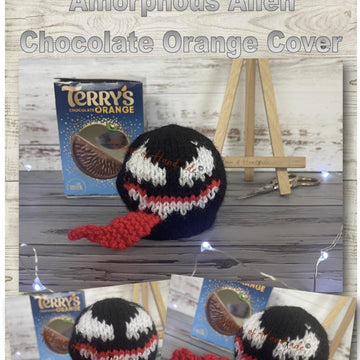 Amorphous Alien Chocolate Orange Cover Knitting Pattern