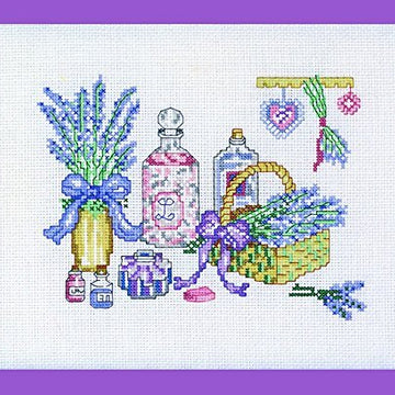 Margot Parfum de Lavande Cross Stitch Kit