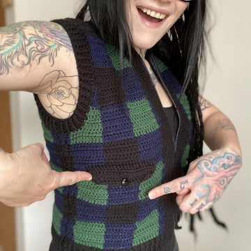 Tangled Up In Plaid vest