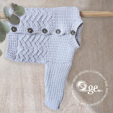 Corliss Cardigan and Romper - P163+ P162