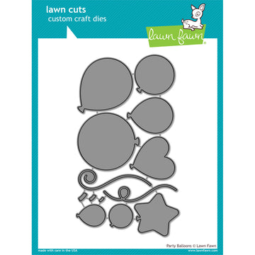 Lawn Fawn Lawn Cuts Custom Craft Die - Party Balloons