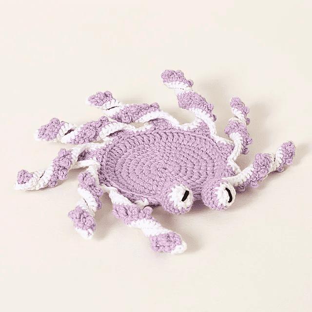 Octopus Coaster - Animals Crochet Patterns - Easy Crocheting Ideas