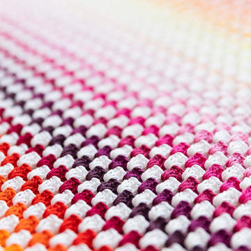Granny Stripe Baby Blanket