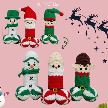 3in1 Surprise Christmas Crochet Pattern Bundle