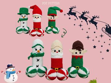 3in1 Surprise Christmas Crochet Pattern Bundle