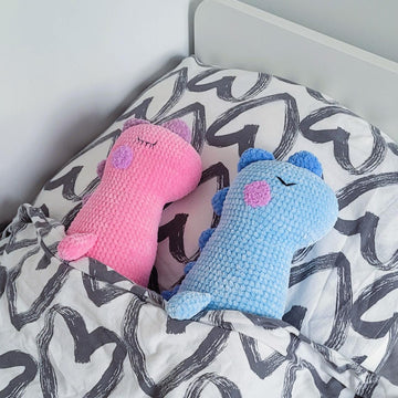 Sleeping Dinos, Easy Dinosaur Amigurumi