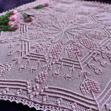 The Language of Tulips Blanket