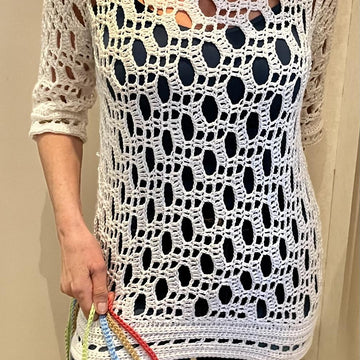 UNIQUE TUNIQUE Crochet Pattern English USA & Dutch