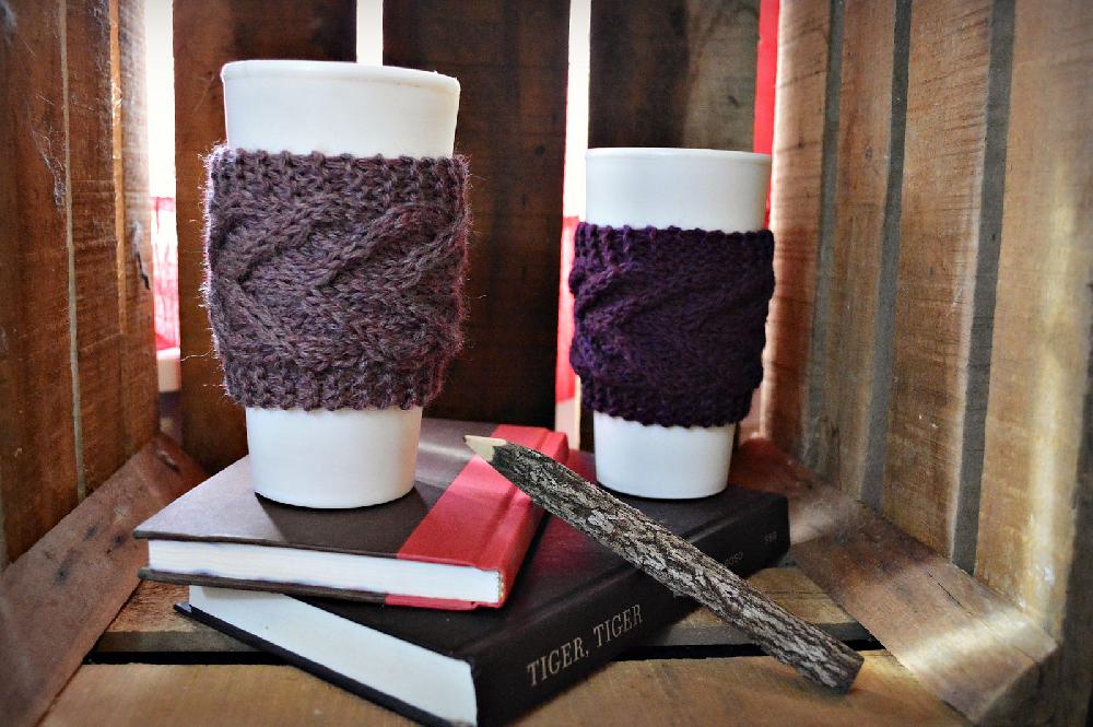 "The Antlers" Seamless Coffee Cozy Zarf