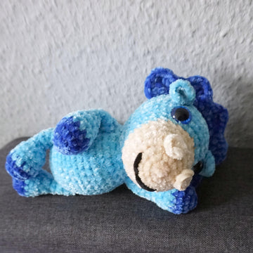 Häkelanleitung kleiner Kuschel Dino Ocean