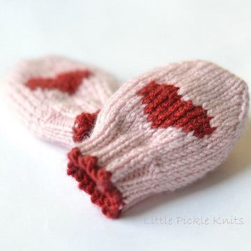 Baby mittens  Little Heart