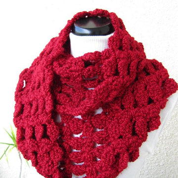 Grey & Black Infinity Scarf