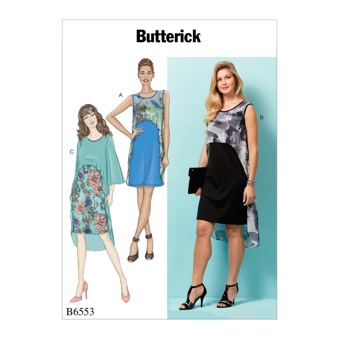 Butterick Misses' Dress B6553 - Sewing Pattern