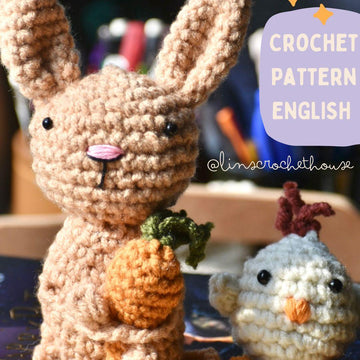 Hazel the Bunny and Chick Crochet Pattern