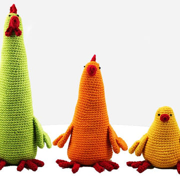 Chickens Trio - Amigurumi