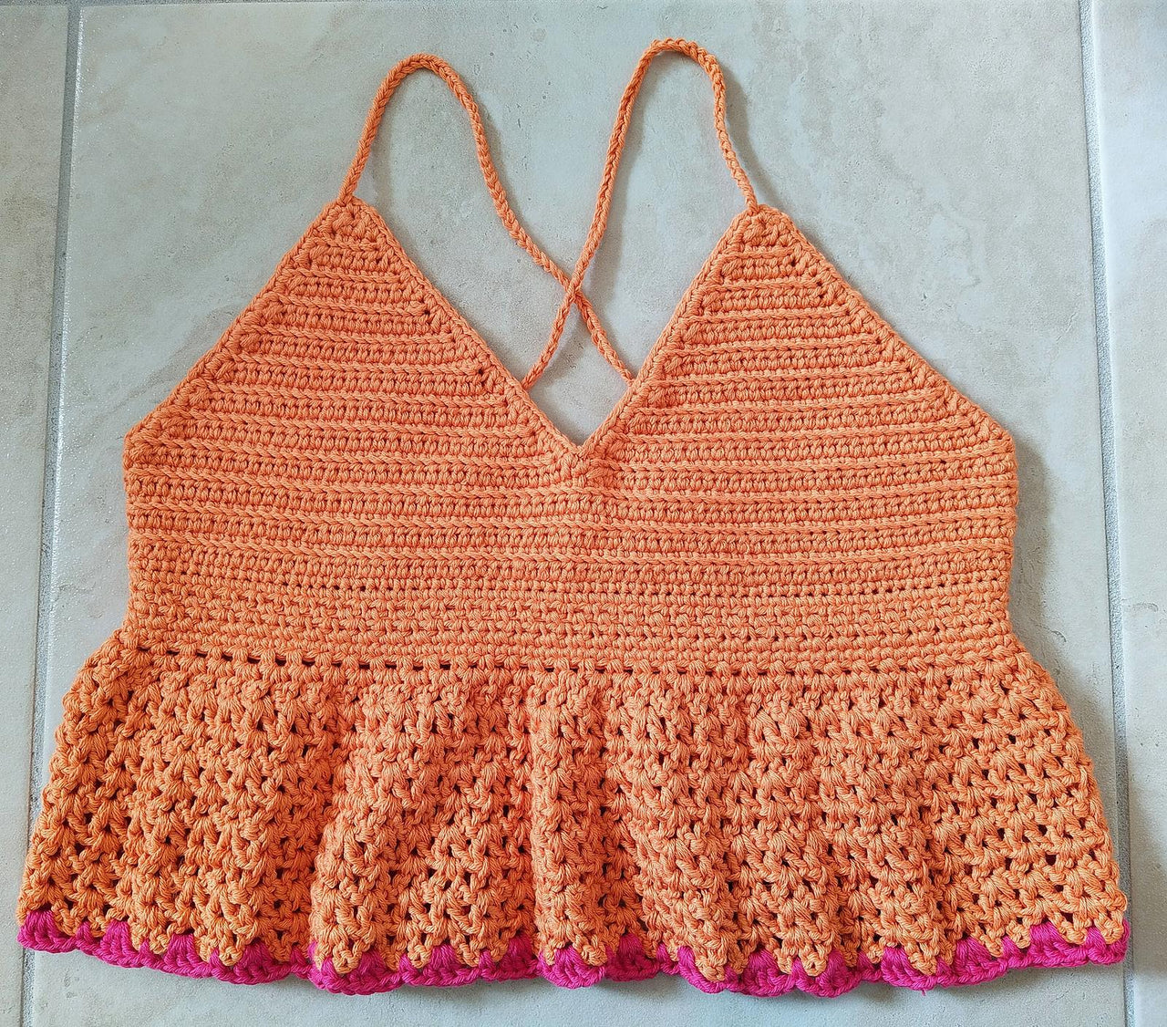 Crochet Halter Top Pattern Crochet Peplum Top Pattern Beginner Crochet Pattern Crop Top Crochet Pattern Lace Up Crochet Top Summer Pattern