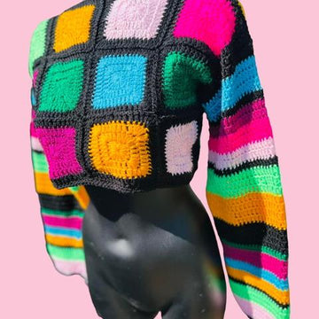Cropped Crochet Jumper