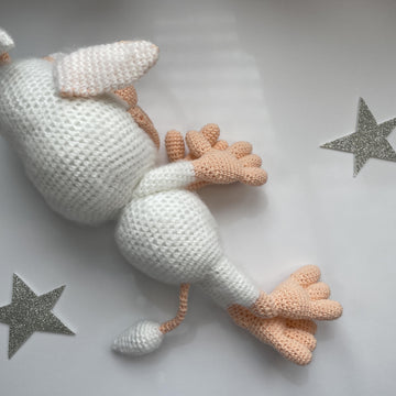 White troll & mouse amigurumi