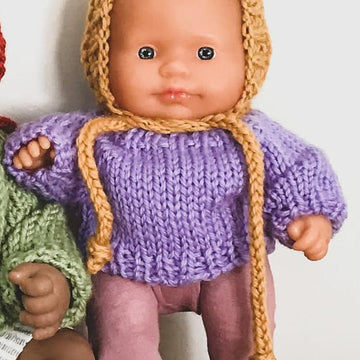 21cm Miniland Doll Sweater