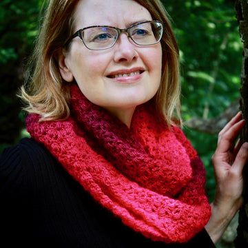 Shades of Pink Infinity Scarf