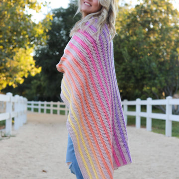 Sunset Flow Throw