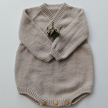 Ivory Baby Romper | 0-24 months