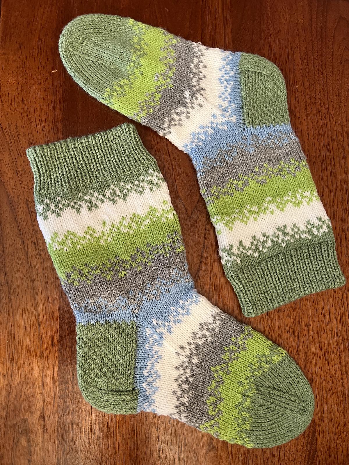 Pond Reflections Socks