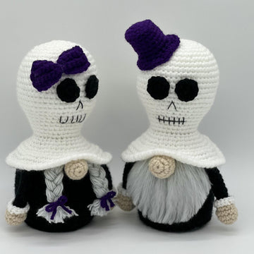 Halloween Skull Hat Gnome