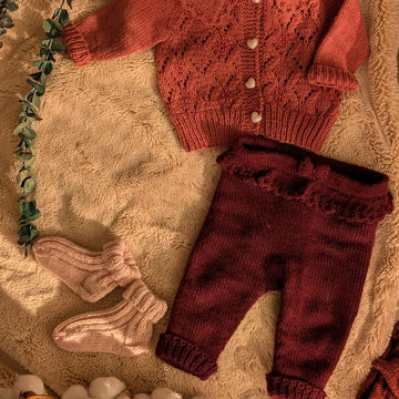 Luna Newborn Set - Cardi and Pants
