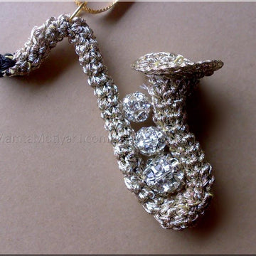 Unusual Crochet Saxophone Pattern A Unique Musical Amigurumi