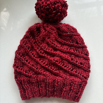 Ski Slope Spirals Beanie