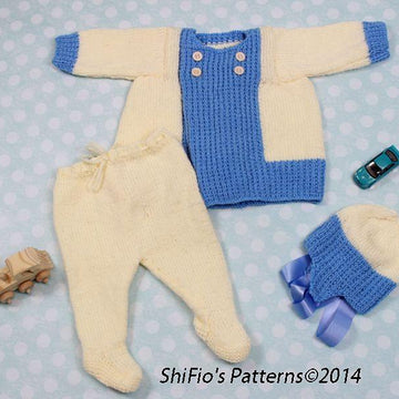 274-Double Breasted Jacket Knitting Pattern #274