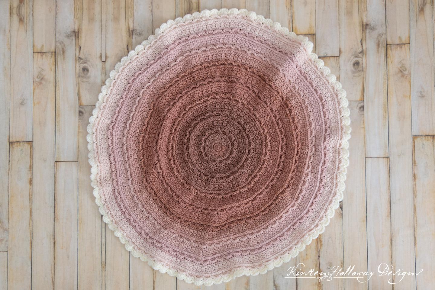Layer Cake Round Baby Blanket